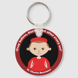 St. Charles Borromeo Key Ring