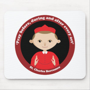 St. Charles Borromeo Mouse Mat