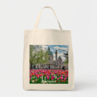 St. Charles Church in spring in Vienna, Austria