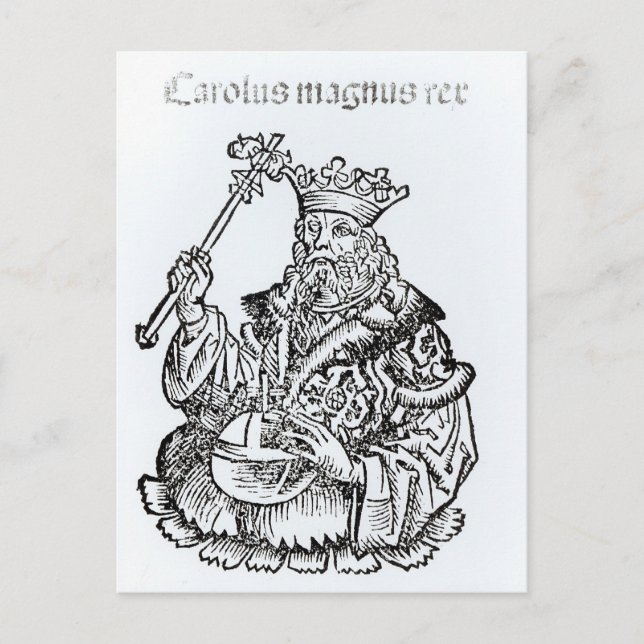 St. Charles  from 'Liber Chronicarum' Postcard (Front)