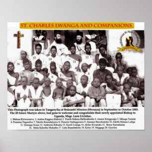 ST CHARLES LWANGA AND FRIENDS POSTER