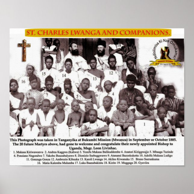 ST CHARLES LWANGA AND FRIENDS POSTER (Front)