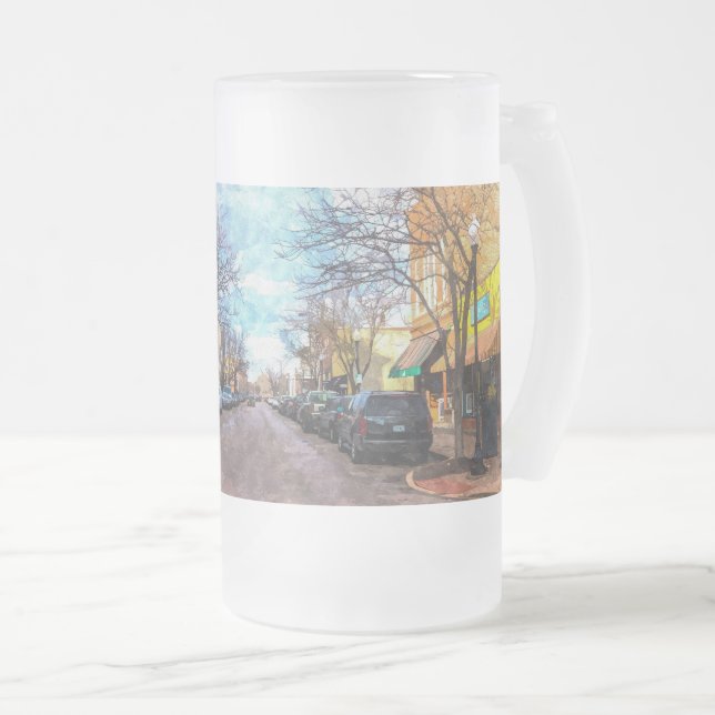 St Charles Main St Painterly Frosted Mug (Front Right)