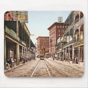 St. Charles Street New Orleans 1900 Mouse Mat