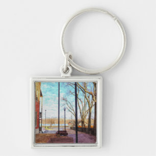 St Charles Walkway Painterly Key Ring