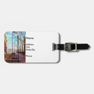 St Charles Walkway Painterly Luggage Tag