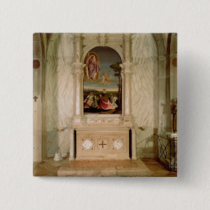 St. Christina Altarpiece 15 Cm Square Badge