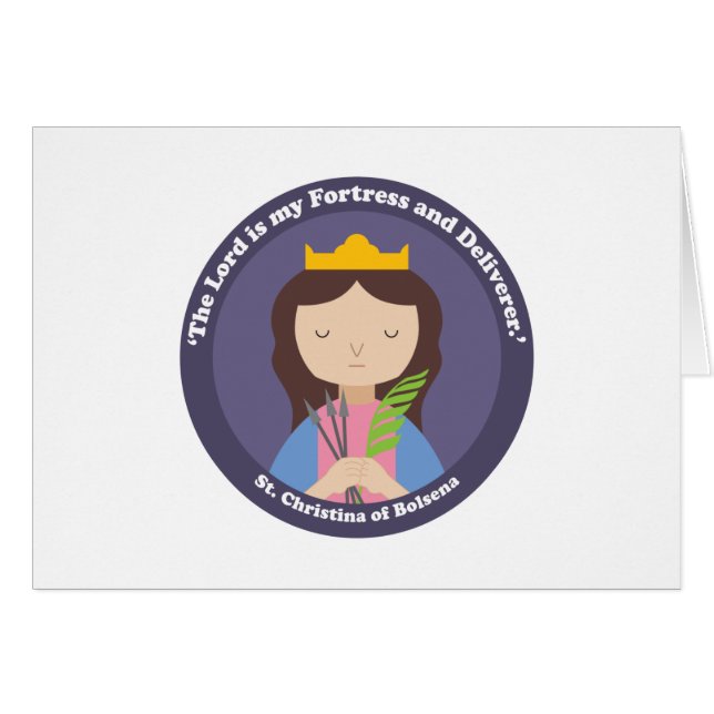 St. Christina of Bolsena (Front Horizontal)