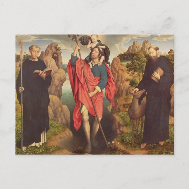 St. Christopher , 1484 Postcard (Front)