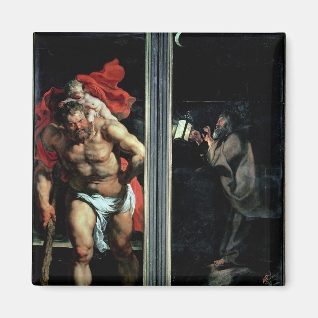 St. Christopher and the Hermit Magnet (Front)