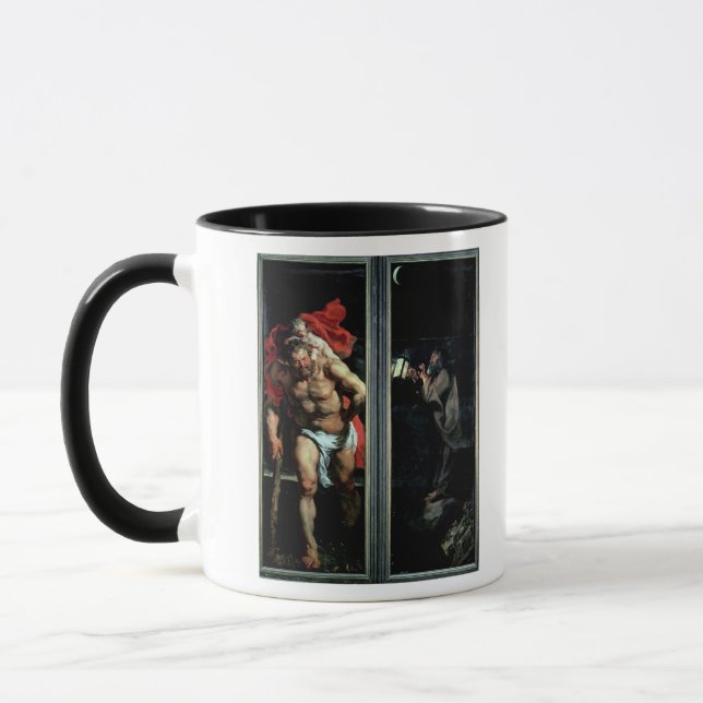 St. Christopher and the Hermit Mug (Left)