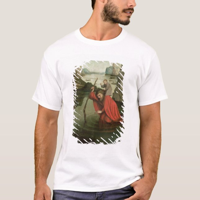 St. Christopher Carrying the Christ Child T-Shirt (Front)