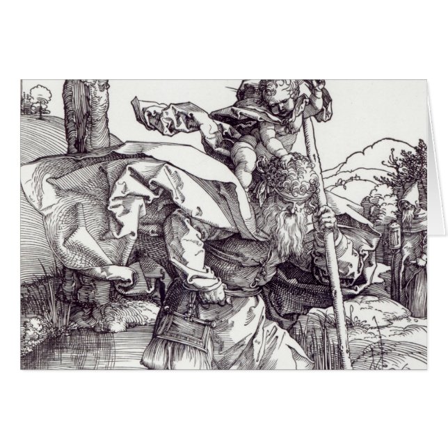 St.Christopher carrying the Infant Christ, 1511 (Front Horizontal)