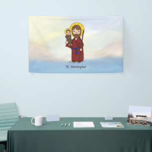 St. Christopher Feast Day Saint  Banner