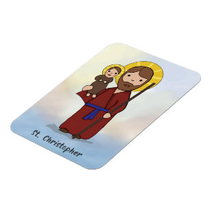 St. Christopher Feast Day Saint  Magnet