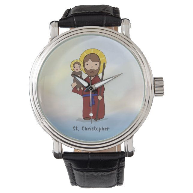 St. Christopher Feast Day Saint  Watch (Front)