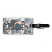St. Christopher Safe Travel bag Tag! Add Name etc.