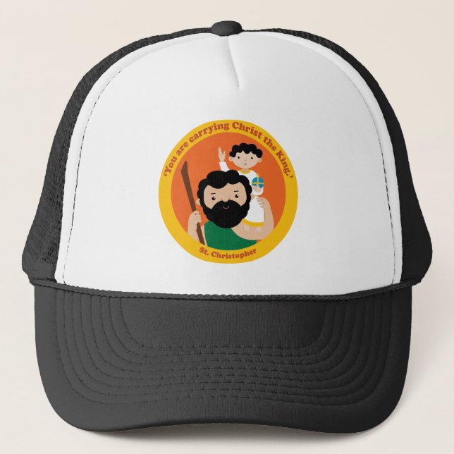 St. Christopher Trucker Hat (Front)