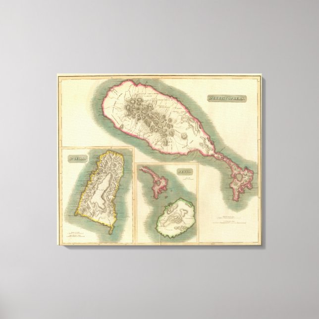 St Christophers Canvas Print (Front)