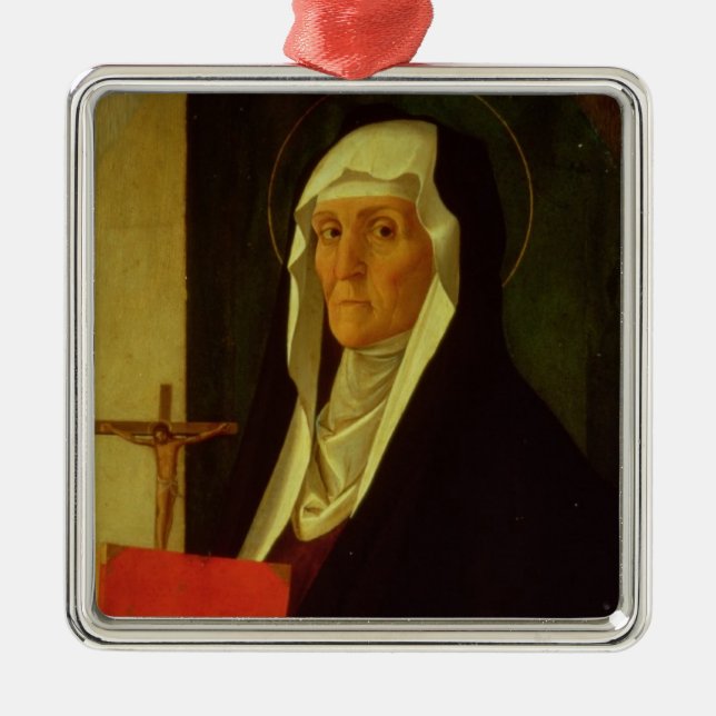 St. Clare, c.1485-90 (tempera on panel) Metal Tree Decoration (Front)