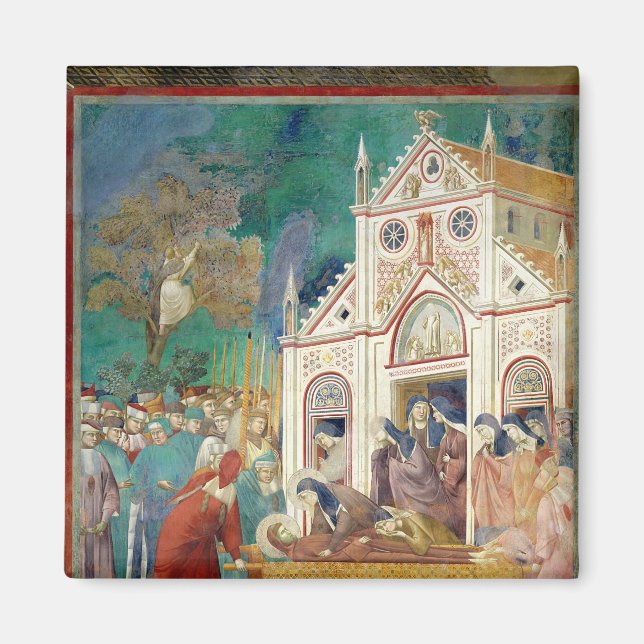 St. Clare Embraces the Body of St. Francis Magnet (Front)