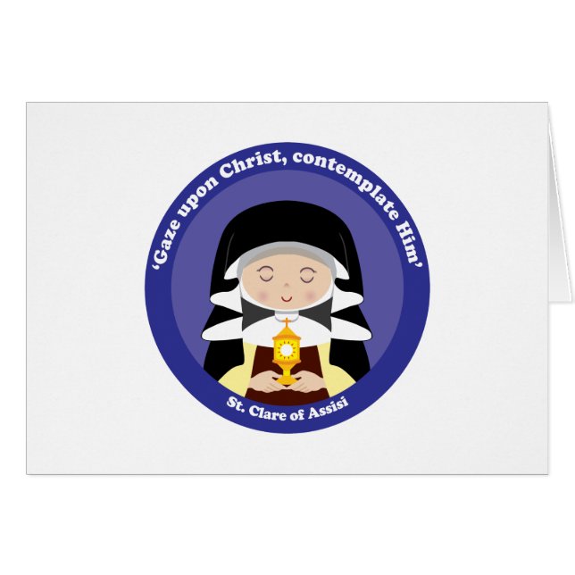 St. Clare of Assisi (Front Horizontal)