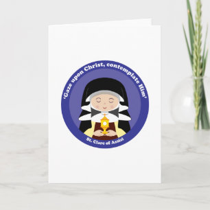 St. Clare of Assisi Card