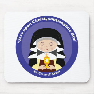 St. Clare of Assisi Mouse Mat