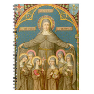 St. Clare of Assisi & Nuns (SAU 027) (Style 1) Notebook