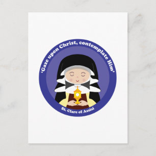 St. Clare of Assisi Postcard