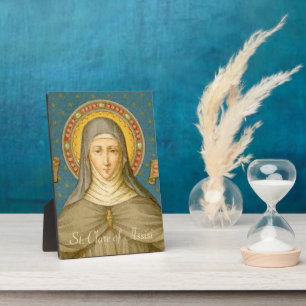 St. Clare of Assisi (SAU 027) 5"x7" Plaque