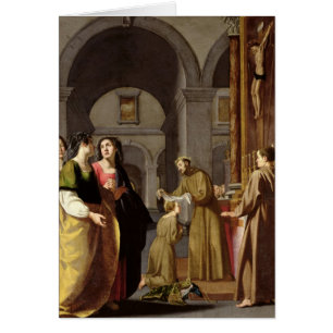 St. Clare Receiving the Veil from St. Francis