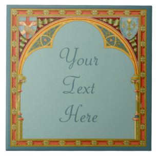 St. Clare's Trefoil Arch (SAU 27) Ceramic Tile 3