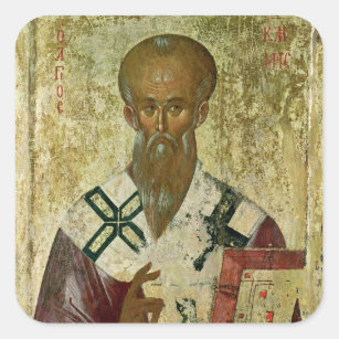 St. Clement, 14th-15th century Square Sticker
