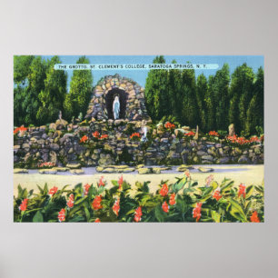 St. Clement's College Grotto Poster