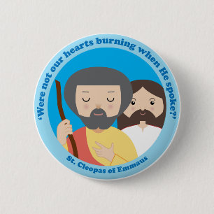 St. Cleopas of Emmaus 6 Cm Round Badge