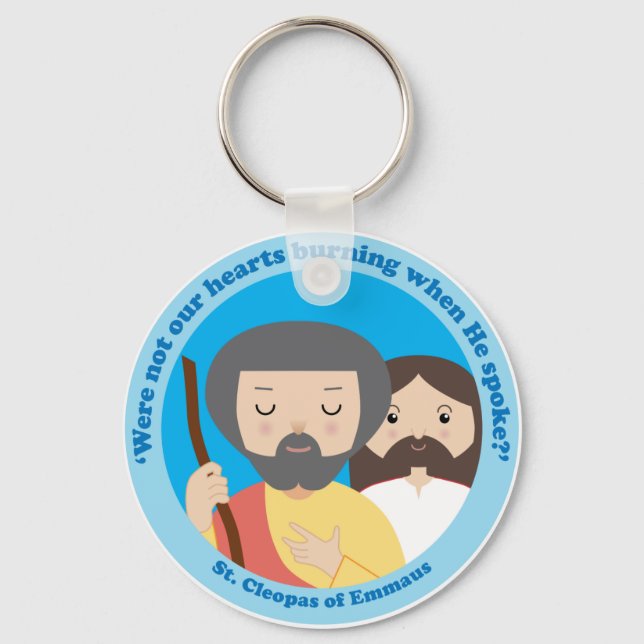 St. Cleopas of Emmaus Key Ring (Front)