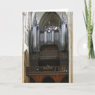 St Clotilde organ, Paris Card