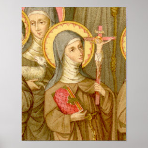 St. Colette of Corbie (SAU 027) 11"x14" only Poster