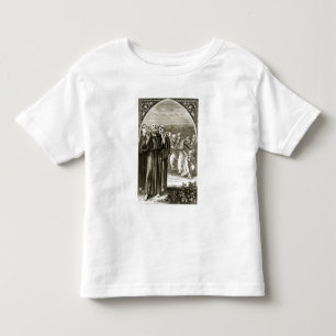 St. Columba chanting, and attacked by the Druids, Toddler T-Shirt