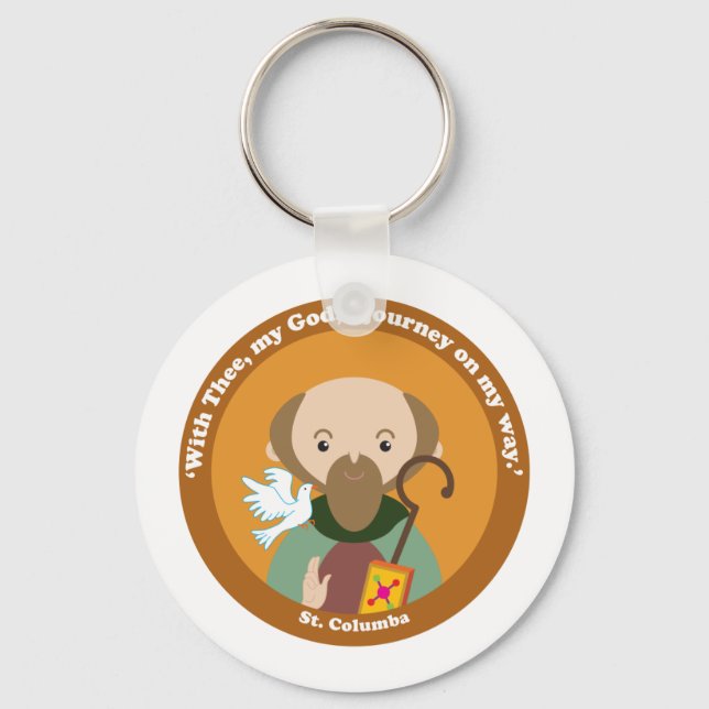 St. Columba Key Ring (Front)