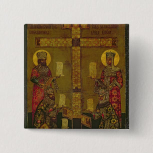 St. Constantine and St. Helena 15 Cm Square Badge