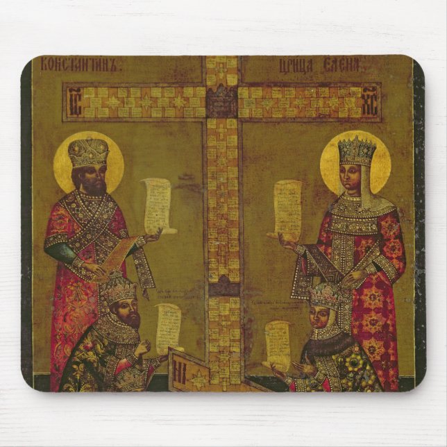 St. Constantine and St. Helena Mouse Mat (Front)