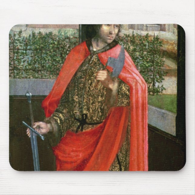 St. Crispin, 16th century Mouse Mat (Front)