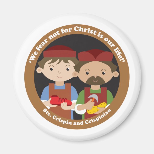 St. Crispin and Crispinian Magnet (Front)