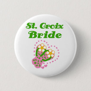 St. Croix Bride 6 Cm Round Badge