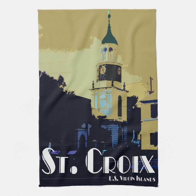 St. Croix kitchen towel (Vertical)