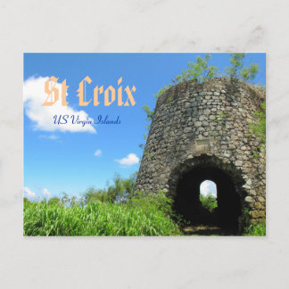 St Croix Sugar Mill Postcard