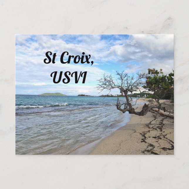 St Croix USVI Postcard (Front)