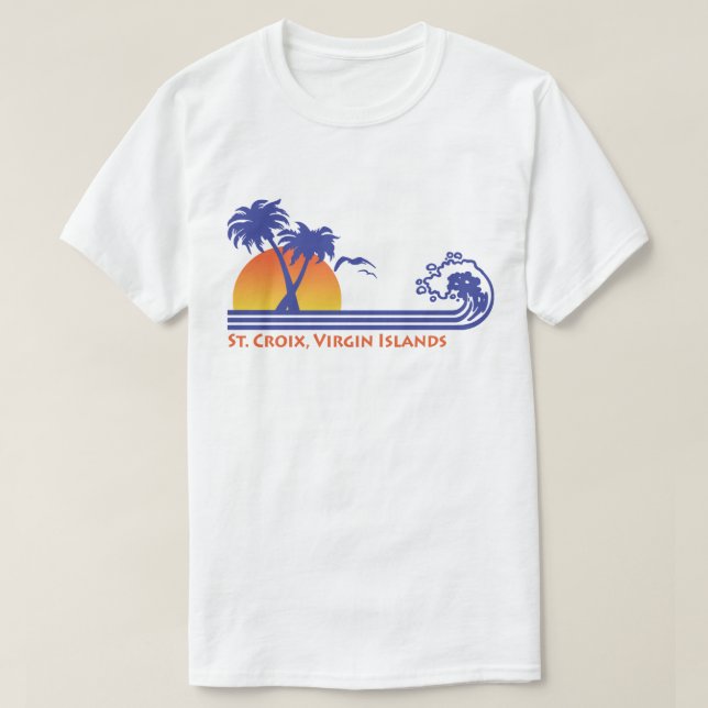 St. Croix Virgin Islands T-Shirt (Design Front)